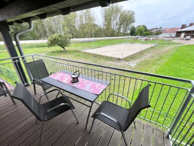 Balkon mit Blick auf tolle Sonnenuntergänge